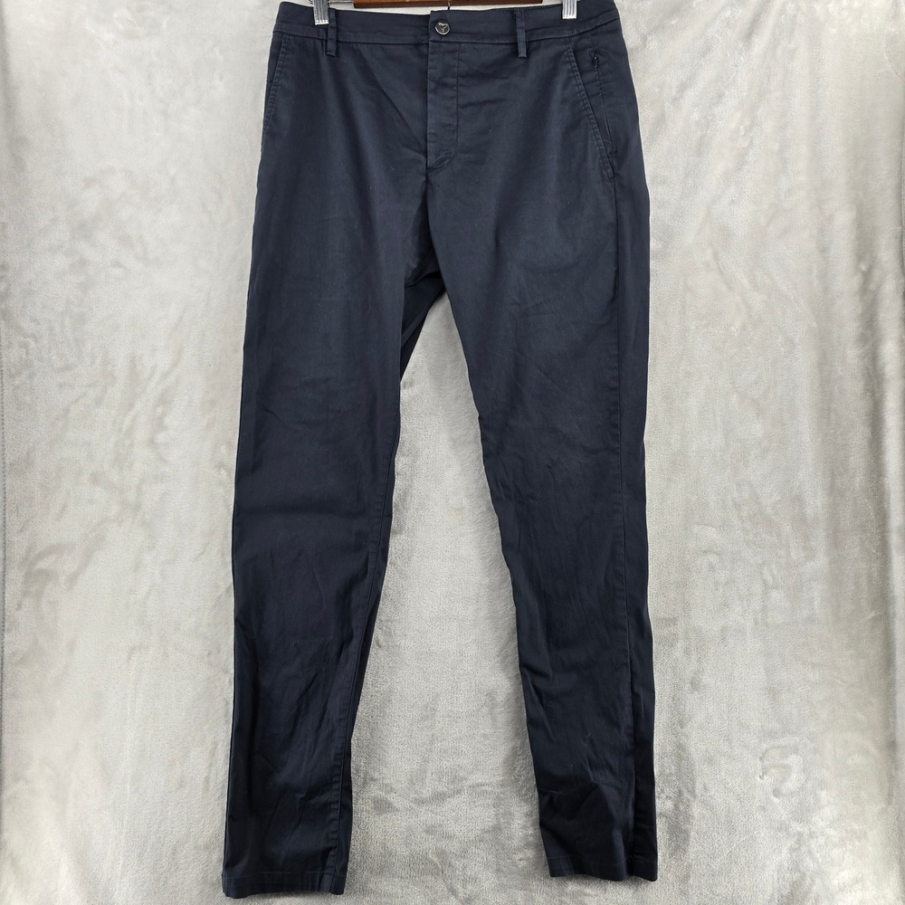 Bird‎ Dogs Navy Blue Chino Pants Slim Fit Casual Everyday Golf Trousers 32x34